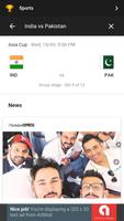 India vs Pakistan  Live | Live Pak and Ind capture d'écran 2