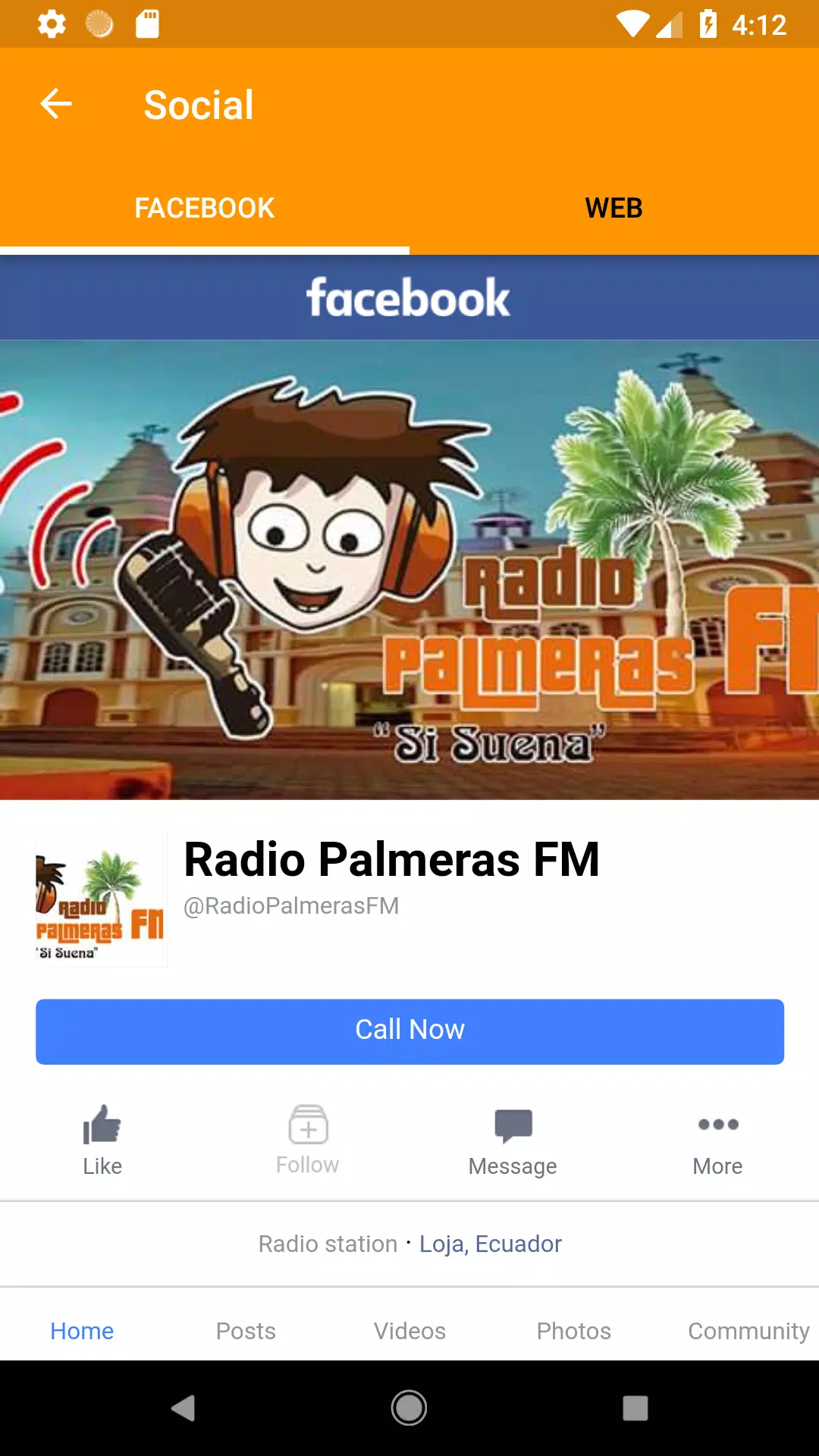 Descarga de APK de Radio Palmeras FM para Android