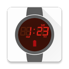 ikon RedLed Digital Watch Face