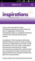 Inspirations Florist تصوير الشاشة 2
