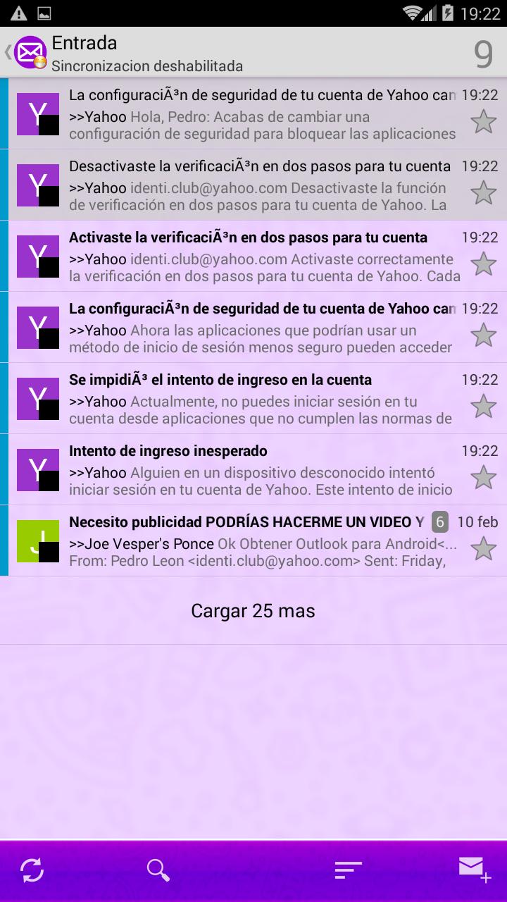 Español yahoo sesion mail iniciar Yahoo ahora