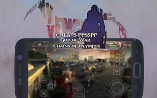 Cheats for PPSSPP God of War Chains of Olympus اسکرین شاٹ 1