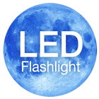 LED Flashlight+Time+Battery أيقونة