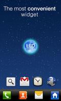 برنامه‌نما LED Flashlight+Time+Battery عکس از صفحه