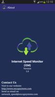 Internet Speed Monitor (ISM) Affiche