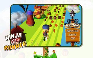 Amazing ninja kid run: NinJump poster