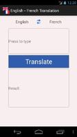 Inglês - Francês Tradutor Cartaz