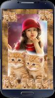 Beautiful Cat Photo Frames постер