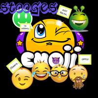 Stooges Emoji Cartaz