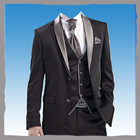 Stylish Man Suit Photo Studio ikon