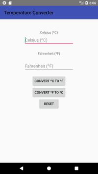 Farenheit to Celsius Converter 海报