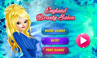 England Beauty Salon Affiche