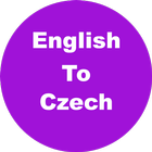 English to Czech Dictionary & Translator icône