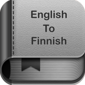 English to Finnish Dictionary and Translator App آئیکن