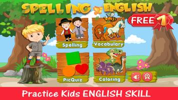Spelling English Vocabulary Affiche