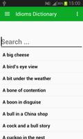 English Idioms Dictionary capture d'écran 1