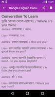 Bangla English Conversation capture d'écran 3