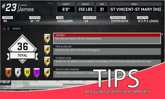 TIPS For NBA 2K17 اسکرین شاٹ 1