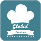 cozinhas globais: Free Recipes ícone