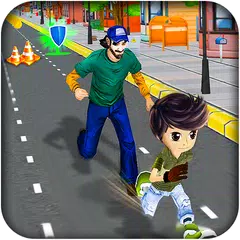 Endless Street Runner : crazy kid running games