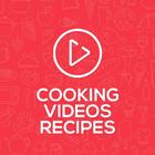 Kochen von Videos und Rezepten Zeichen