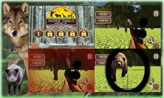 Sniper Jungle Hunting 3D capture d'écran 3