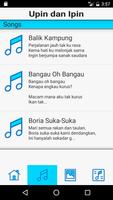 Lagu Upin Ipin Lengkap + Lirik poster