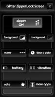 Screen Glitter Zipper verrouil capture d'écran 1