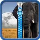 Elephant Zipper Lock Screen icon