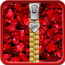 Rose Petals Zipper Lock Screen APK