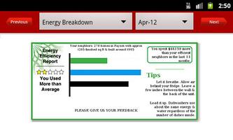 Cheney Energy Conservation capture d'écran 2