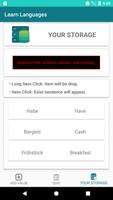 Learning Languages: Create Own Dictionary 截图 1