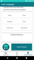 Learning Languages: Create Own Dictionary 截图 2
