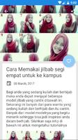 Cara Memakai Jilbab Segi Empat imagem de tela 1