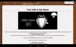Tablet Waiter Lite Affiche