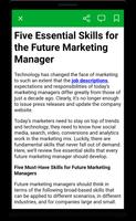 Marketing Management تصوير الشاشة 2