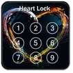 Heart Keypad Lock Screen