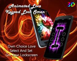 Love Keypad Lock Screen plakat