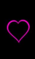 Heart Neon Live Wallpaper Affiche