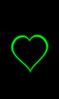 Heart Neon Live Wallpaper capture d'écran 1
