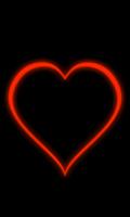 Heart Neon Live Wallpaper captura de pantalla 2