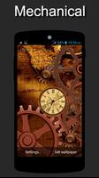 Mechanical Clock LiveWallpaper 스크린샷 1