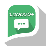 100000+ whatsapp status icône