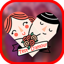 test Coeur Amour Couple APK