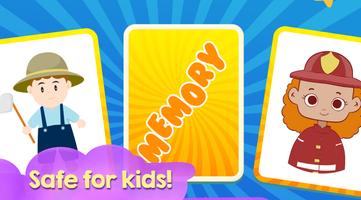 Professions - memory game for kids capture d'écran 3