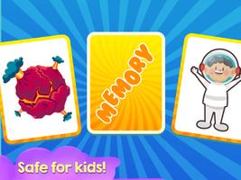 Space for kids - Memory Game ポスター