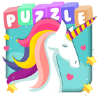 Funny Animals Puzzle Games for kids icône