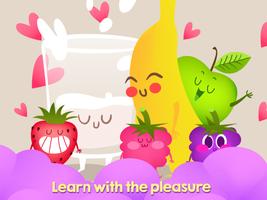 Funny Fruits - teach fruits easiest and funny way captura de pantalla 3
