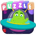 Cute Monsters! puzzle game for kids icône
