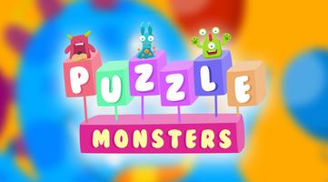 Cute Monsters! puzzle game for kids 截图 2